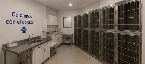 Área de hospitalización de Huellitas Home